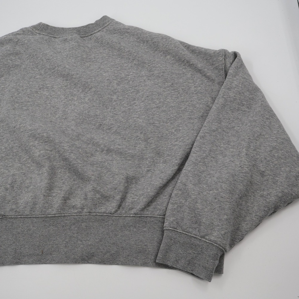 Nike Phoenix Fleece Sweatshirt Womens Medium Grey Cropped Oversized DJ7665-063 - Picture 7 of 10
